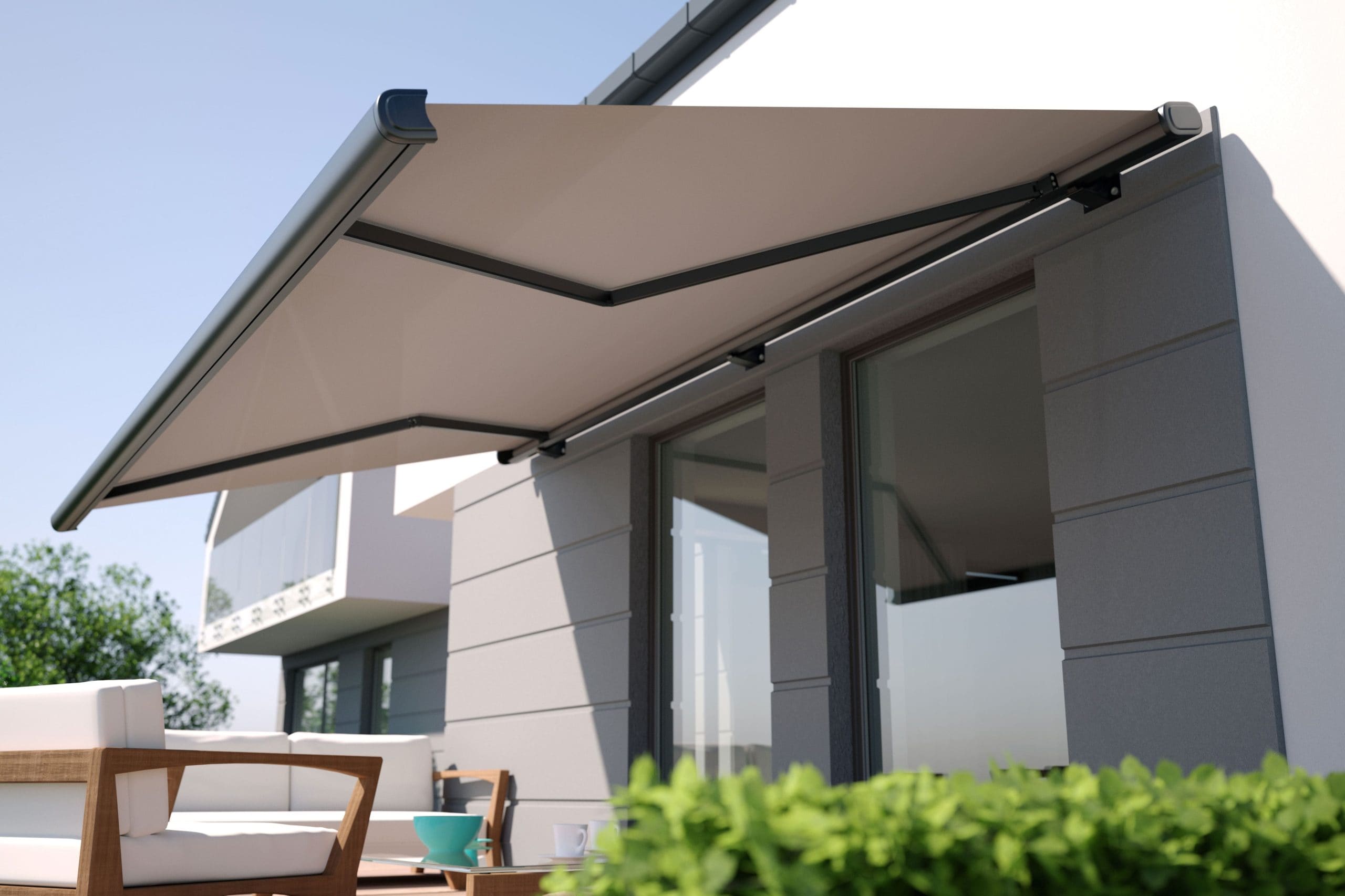 Residential awning installation in Providence
